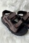 Daily Children Comfortable Thick Anatomical Sole Stitched Velcro Sandals Outdoor Summer Beach Sea Pool