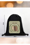 Versatile Rope Drawstring Cloth Bag, 35X40Cm. For School. For the Trips. - 3