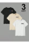 Unisex Classic, Limit, Passion Cars Front and Back Printed 3 Pieces Oversize T-Shirt Pack of 3 - 2