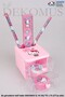 Dekomus with New Season License Hello Kitty Desk Pen Holder, Ruler, Pencil, Eraser and Sharpener Se