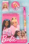 New Season Licensed Barbie with Dekomus 4-Piece Stationery Set Notebook, Snap-On Pencil, Eraser and - 2