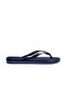 Women's Navy Blue Logo Filette Slippers - 2