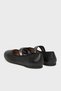 Logo Genuine Leather Single Strap Ballerina Shoes Shoes Ja11071G0Mie0000 - 4