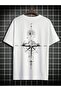 Men's Back Printed Oversize T-Shirt - 2