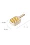 Food Strainer Drainer Bowl with Handle, Microwavable Leakable Sieve 19.5x9.2x4.5cm for Kitchen - 3