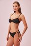 Line Lurex Shiny Bikini Bottom with Side Laces - 3