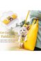 Cat Carrier Bag, Cat Tote Bag Carrier, Portable Bag Carrier for Cat, Small Dog, Soft Cat Carrier, Canvas Material, 45×45×1CM, Travel and Outdoor Adventures Breathable Cat Sling, Yellow - 4