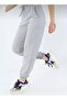 Women's Gray Tracksuit with Elastic Legs - 2