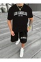 Los Angeles Est. 1781 Printed T-Shirt - Shorts Sports Tracksuit Set