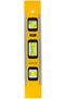 Measuring Spirit Levels, 230 mm x 40 mm x 17 mm Size, Yellow - 2