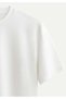 Unisex Organic Oversize Plain T-Shirt - Ecru - 4