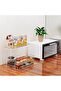 Clear 2-Tier Acrylic Organizer - Multi-Surface Storage Shelf for Bathroom, Vanity & Kitchen Items - 7