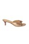 Ribbon Detail Kitten Heel Sandals
