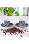 Turkey Patterned 2-Person Cup Set Blue - 4