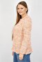 Women Round Neck Long Sleeves Sweater, Brawn - 3