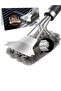LMETJMA Safe Grill Brush and Scraper with Deluxe Handle 18 inch Grill Cleaner Brush Stainless Ste... - 7