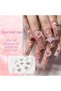 TZ-29 15PCS Nail Art Charms Crystal Heart Nail Charms Pink Shiny Planet Charms 3D Alloy Star Nail Ch - 5