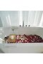 Clear Acrylic Bathtub Caddy Tray - 80x25cm Multi-Surface Organizer for Bathroom & Vanity Storage - 6