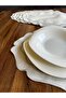 6 Pieces Pearl Grain Embroidered Silver American Service Plate - 3