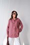 Trend Striped Pattern Long Sleeve Shirt - Red White - 6