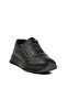 Black Genuine Leather Anatomical Women's Casual Shoes Ay387 Z