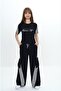 Girls' Two-Piece Tracksuit Set-Cargo Pocket Pants & Short Sleeve T-Shirt – 100% Cotton - 6