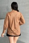 Women's Foil Striped Balloon Sleeve Shirt - 5