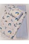 Double Sided 3-Piece Bottom Opening Set, Muslin & Pike Fabric, Blanket, Baby Pillow, Bottom Opening Cushion - 4