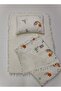 Double Sided 3-Piece Bottom Opening Set, Muslin & Pike Fabric, Blanket, Baby Pillow, Bottom Opening Cushion - 2