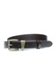 4-Piece Genuine Leather Antique Yellow Buckle Women's Belt 2.5cm - 4
