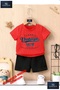 Children's 1978 Vintage New York Custom Printed Crew Neck T-Shirt - Shorts Set