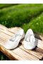 Girl's Stone Detailed Orthopedic Sole Velcro Ballerinas - 5