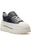 Women's 25Y363 Black and White Velcro Orthopedic Thick Platform Sole Sneaker Daily Walking Sports Shoes