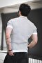 Mirko Striped Lycra Slim Fit Polo Neck Knitted Men's Knitwear Tshirt - 5