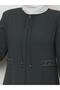 Half-Pleated Waist-Embroidered Full-Length Women’s Ferace - 8