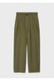 Straight-Cut Fabric Trousers - 3