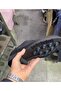 Black Genuine Leather Men's Casual Shoes - 3