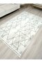 Tasseled Non-Slip Floor Mat Hallway Kitchen Carpet Machine Washable - 3