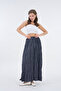 Kraş Pleated Maxi Skirt Mg25 Simple Elegance Does Not Require Ironing - 3