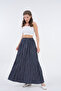 Kraş Pleated Maxi Skirt Mg25 Simple Elegance Does Not Require Ironing - 5