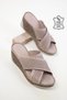 Ice Genuine Leather Women's Wedge Heeled Shoes 20536 - 3