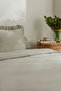 Pure Ruffle 100% Cotton Single Duvet Cover Set Sage - 7