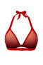 Kırmızı Drapeli Üçgen Kaplı Bikini Üstü TBESS25BU00051 - 5