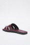 Claret Red Single Band Daily Women's Slippers Takss24Te00010 - 4