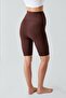 Ribbed Above Knee Biker Stretchy Adjustable Waist Maternity Leggings F13 - 4