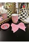Bow Presentation Napkin Pink - 4