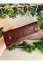 (with Name) Handmade Genuine Leather Pen Holder / Makeup Bag / Glasses Case / Multi-Purpose Bag