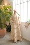 Ankanoor Light Beige Frilly Casual Dress Anka 255067 - 3