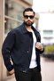 Unisex Oversized Light Thin Self-Patterned Spring Jacket - 2