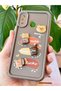 Galaxy A20/A30 Case Designed Patterned Camera Protected Teddy Bear Coffee Color Soft Silicone - 4